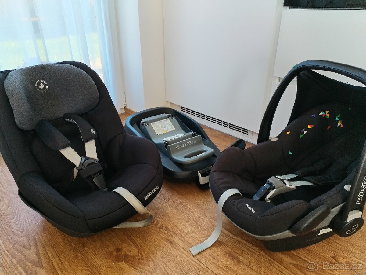 Autosedačka Maxi Cosi Pebble a Pearl se základnou
