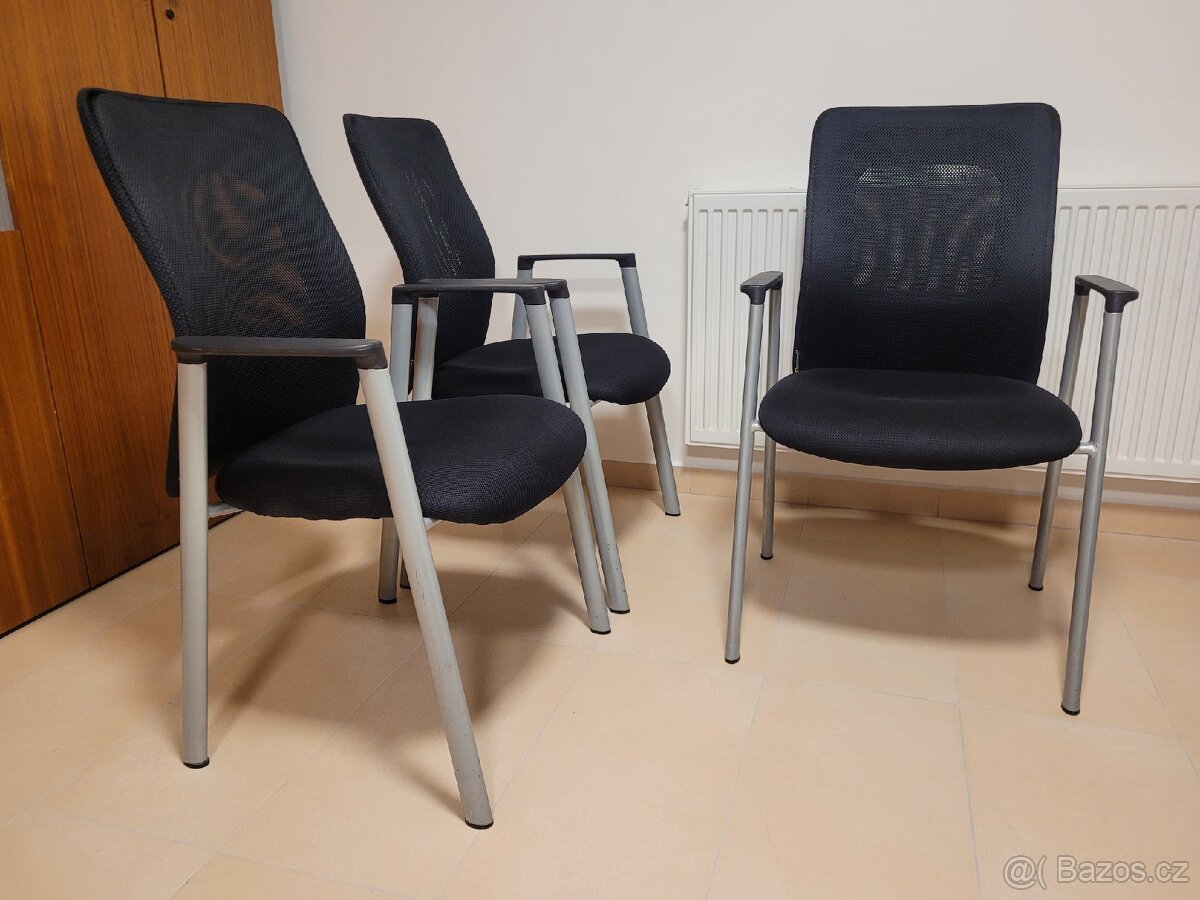 3x jednací židle CALYPSO MEETING za 1000 Kč