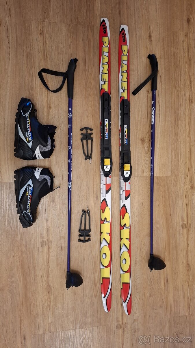 Dětský běžkařský set 120 cm