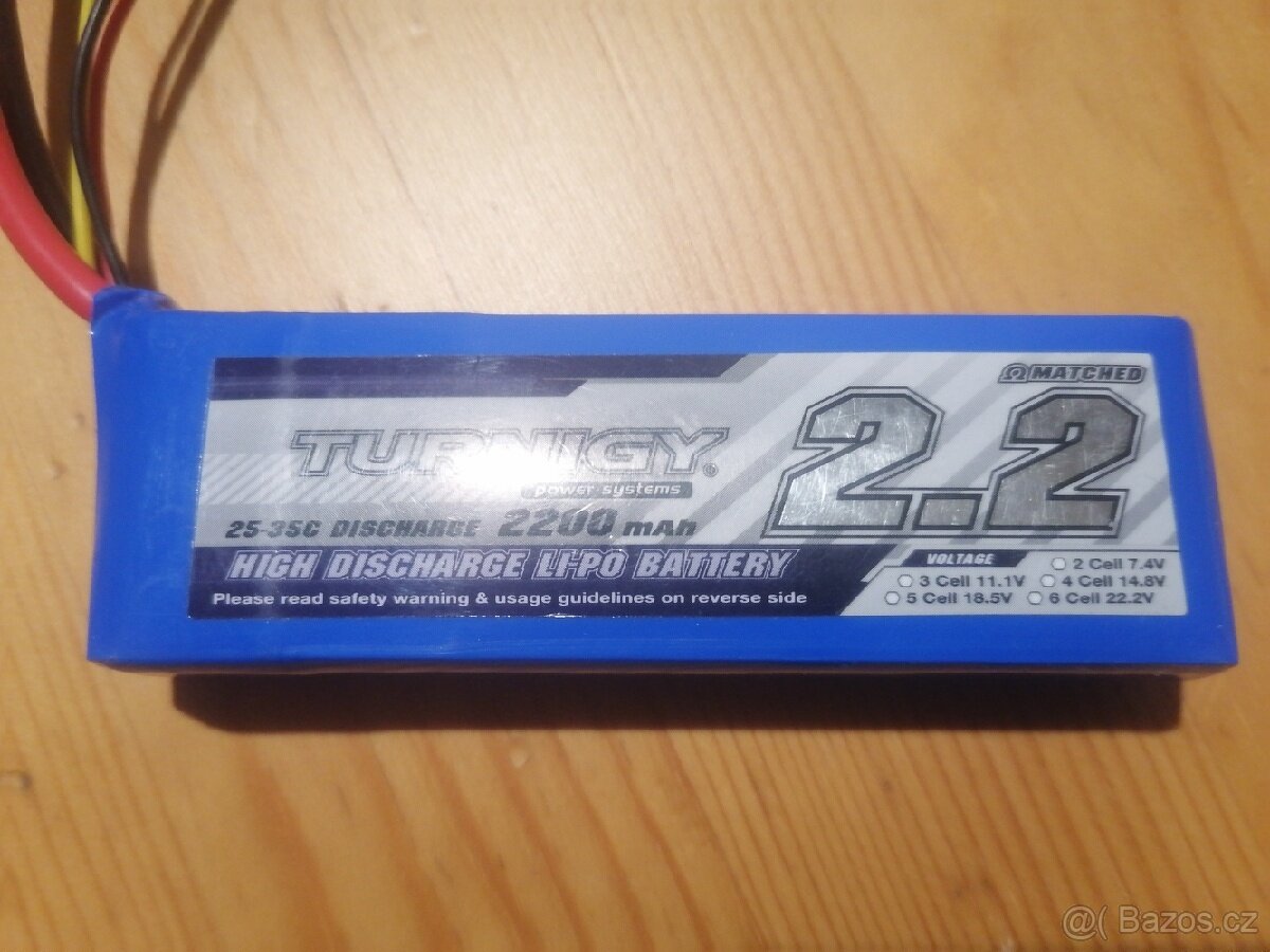 Li-pol Turnigy 2S 2200 mAh