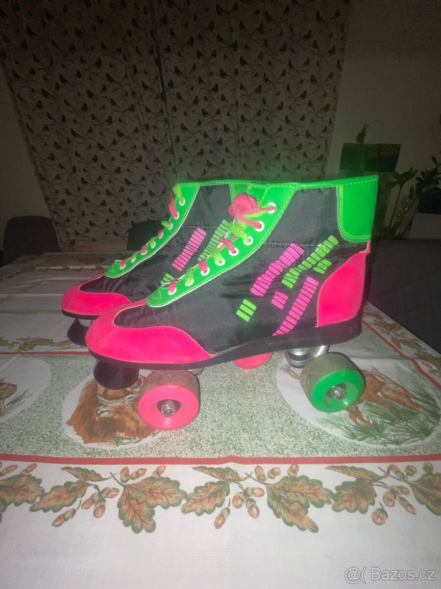 Retro kolečkové brusle