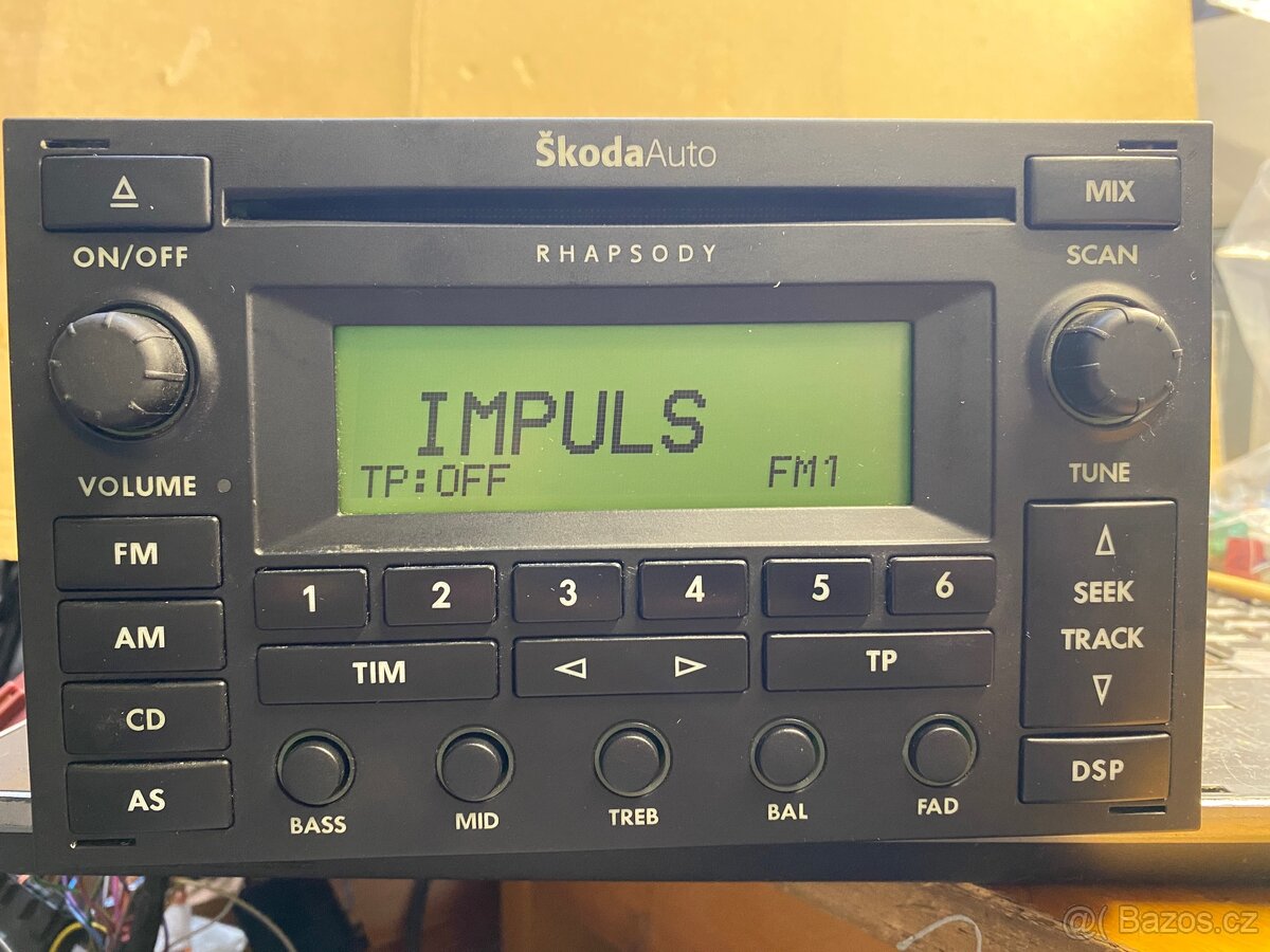 Autorádio Škoda Rhapsody Superb 1