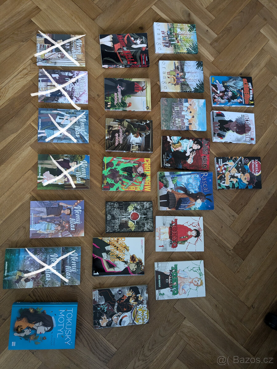 manga, mangy - česky, anglicky