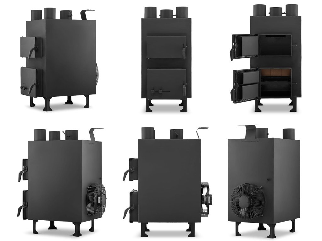 TEPLOVZDUŠNÁ PEC KAMNA, KOTEL NA TUHÉ PALIVO 15-50 kW