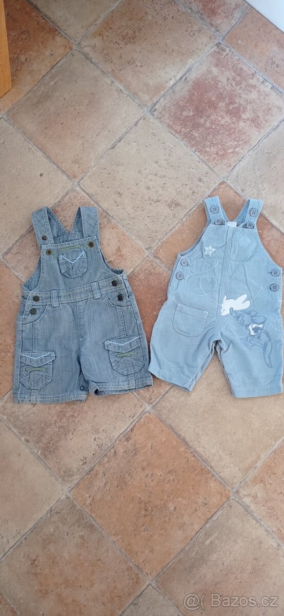 kojenecké kalhoty lacláče vel. 3-6 měs 62/68