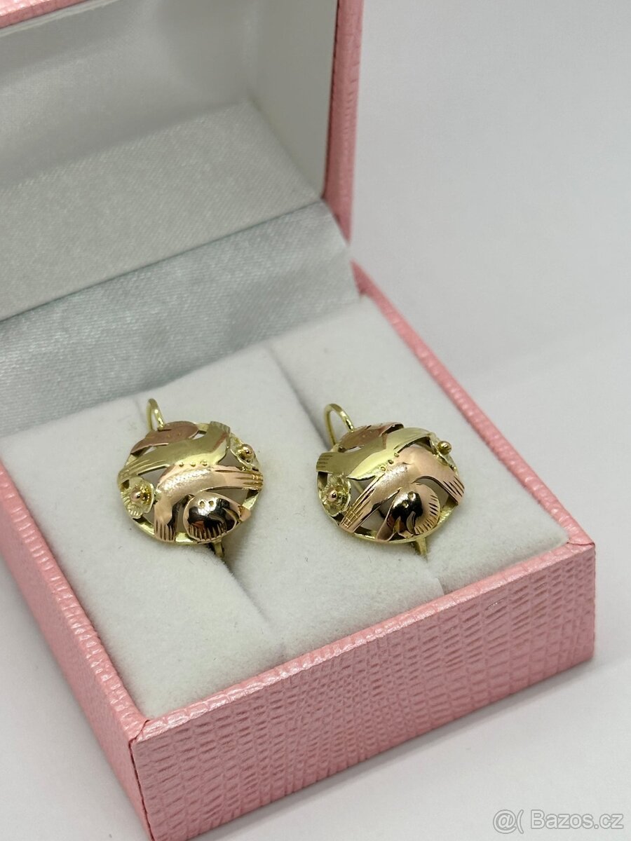 Zlaté náušnice 2,94g