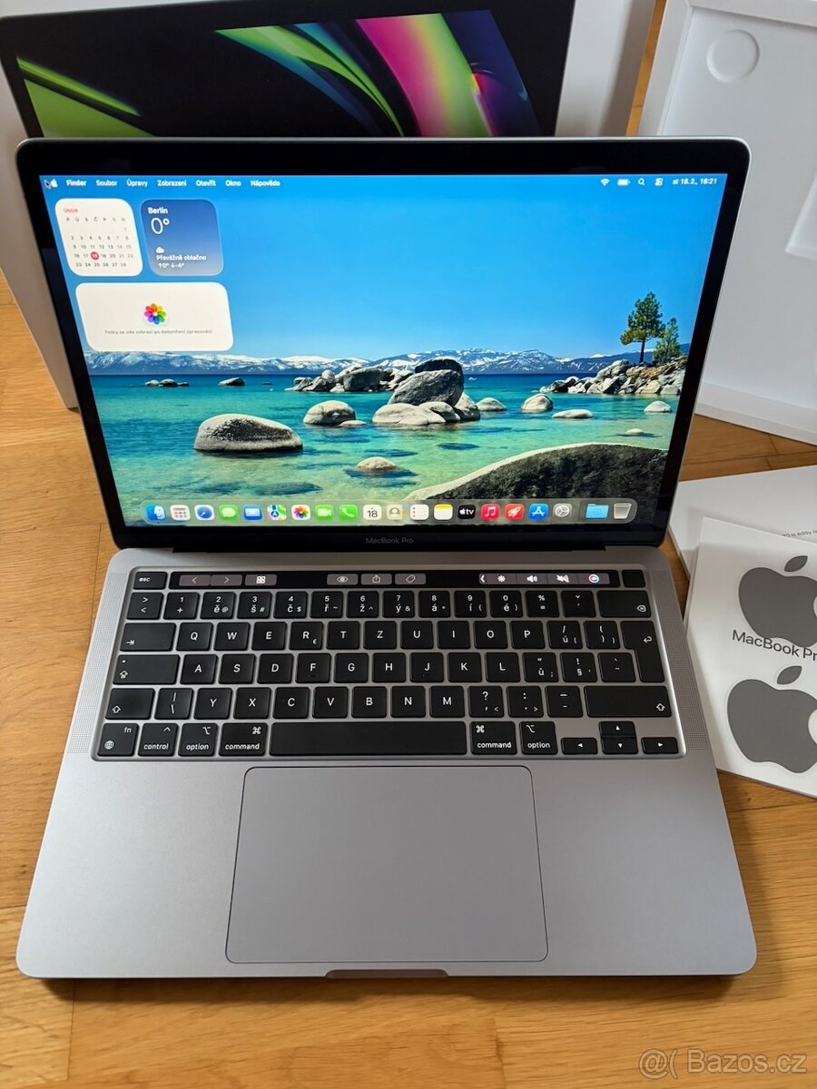 MacBook Pro M2 (16 GB RAM, 1 TB SSD), pěkný stav