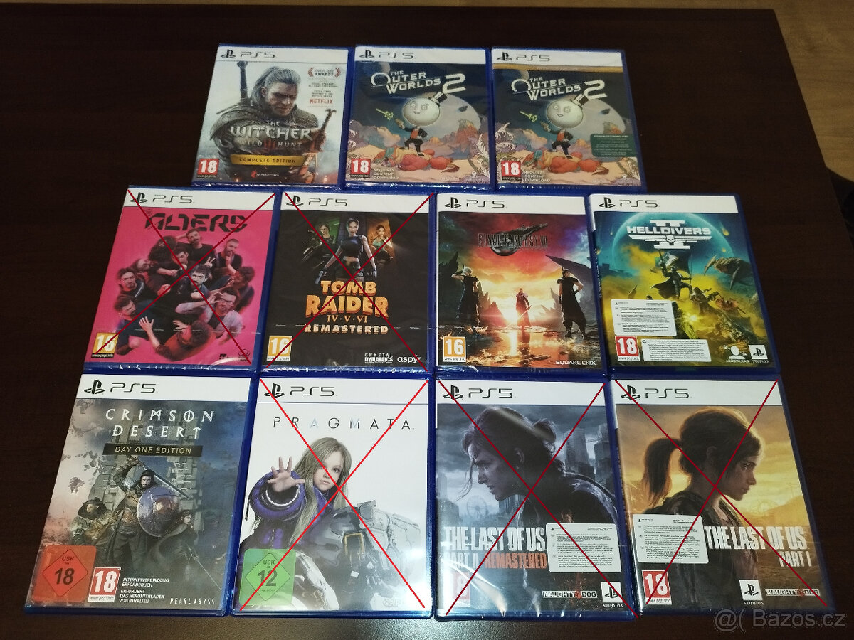 Hry na PS4 a PS5 (Playstation 4 a 5)