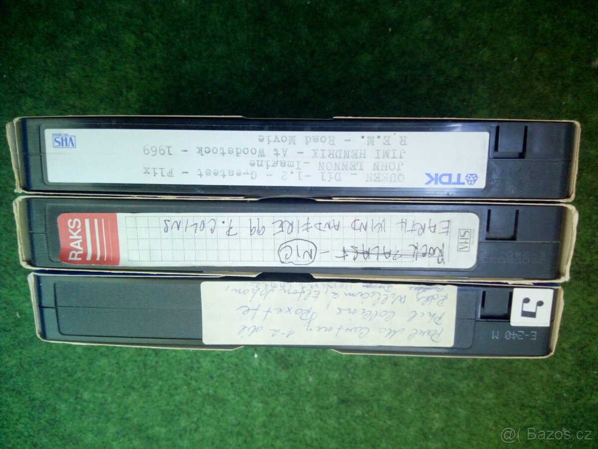 VHS na přehrání rock