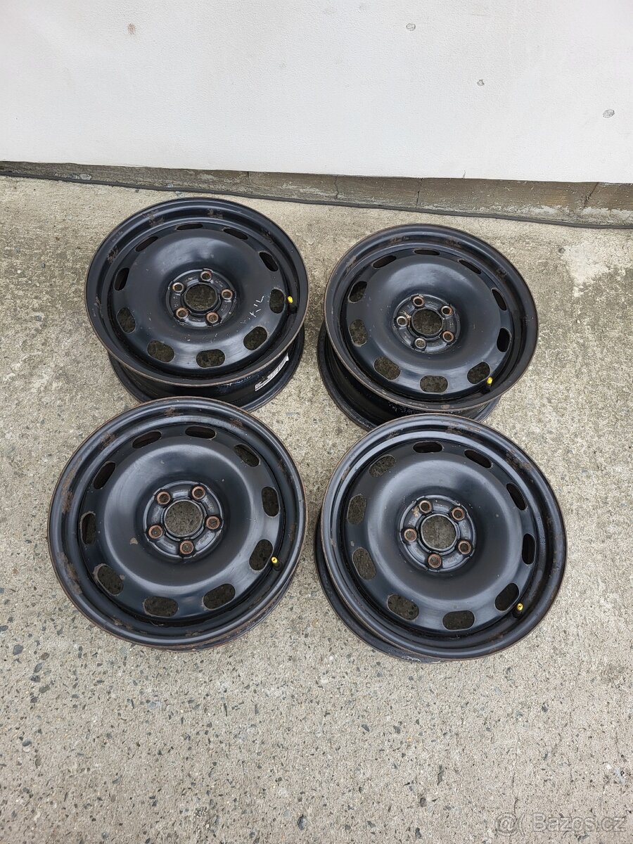 plechové disky 6Jx 15H2 5x100x 57 ET 38