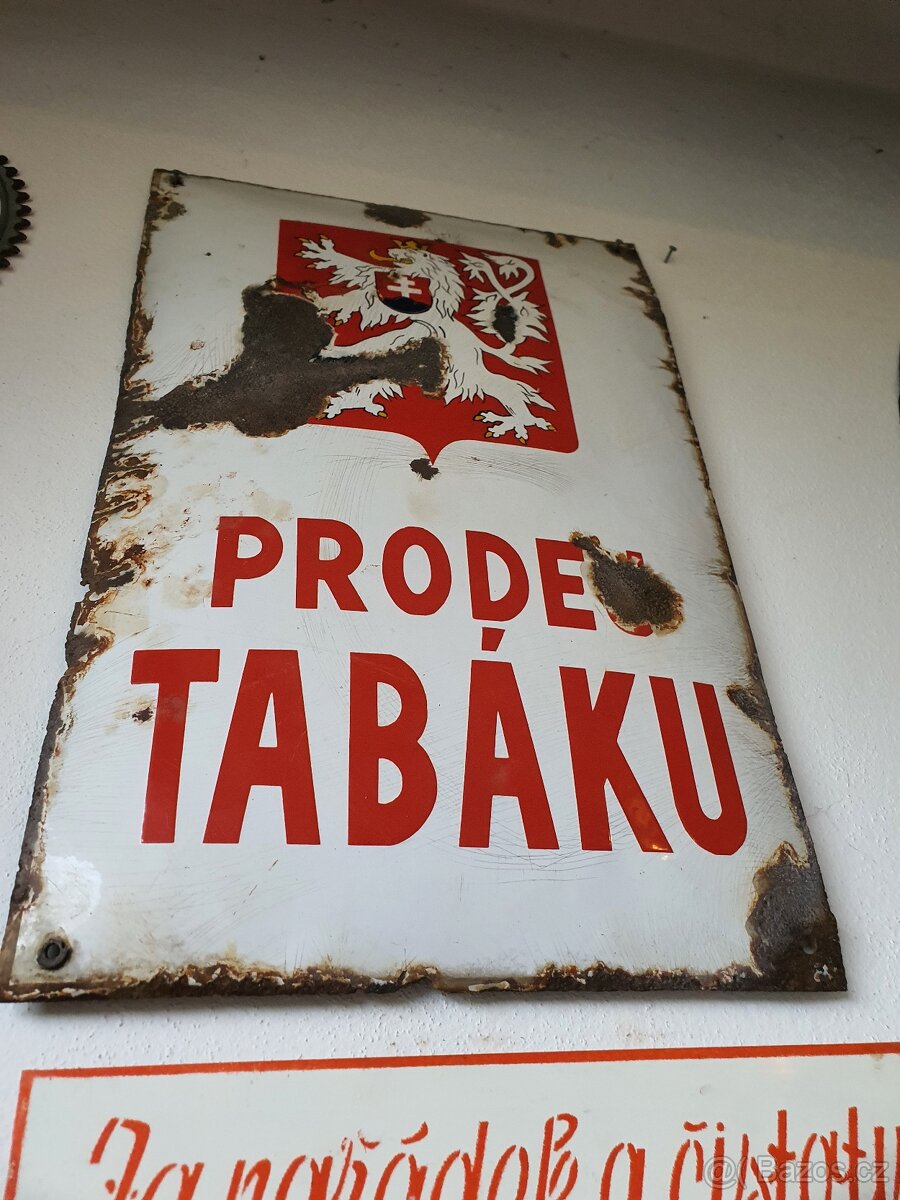 Smaltovaná cedule