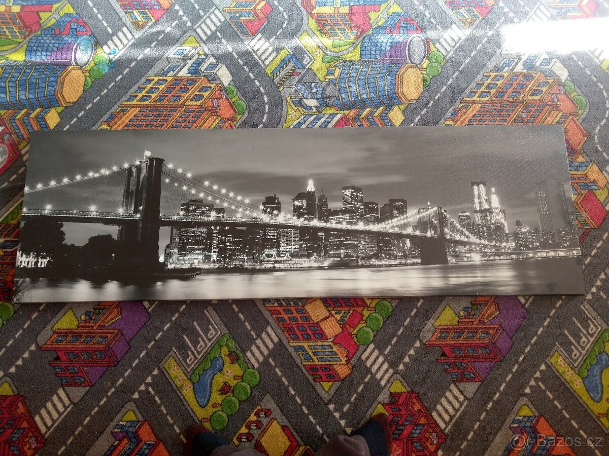 Obraz Brooklynský most 140x45 cm