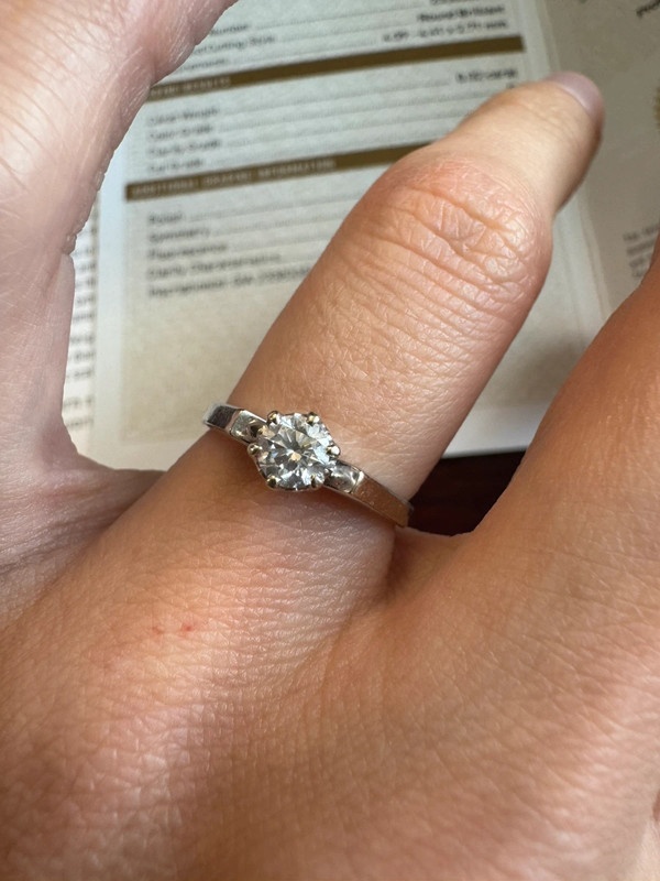 Zásnubní prsten Briline 0,32 ct s GIA certifikací