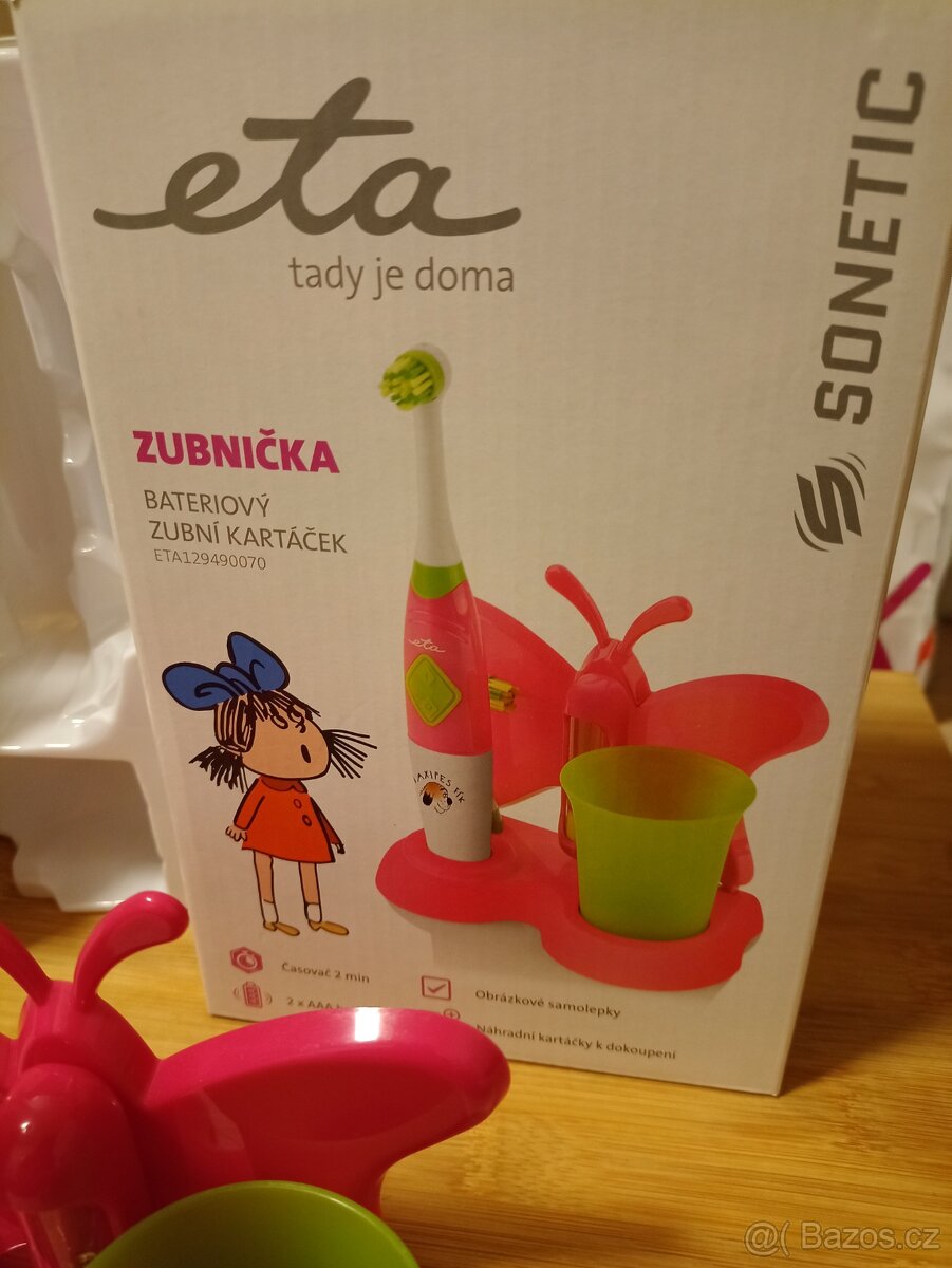 Dětský elektrický kartáček ETA Sonet zubnička