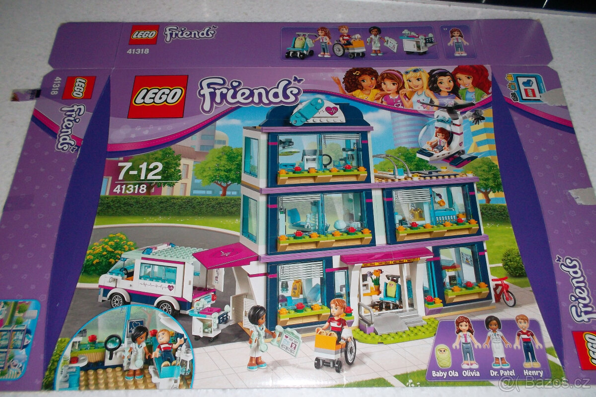Lego Friens 41318, Nemocnice/sanitka/vrtulník