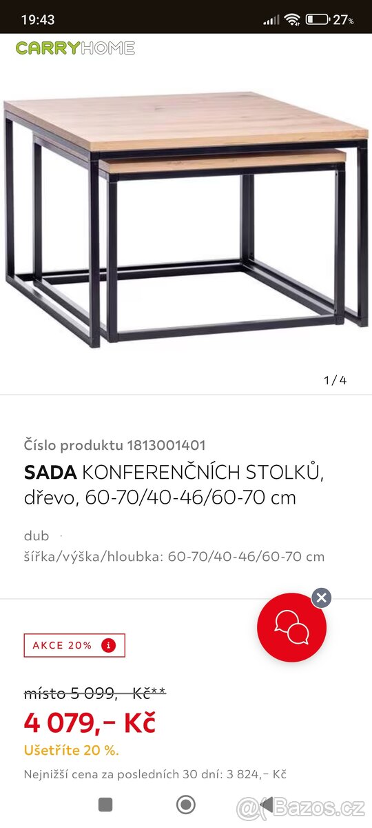 Sada konferenčních stolků