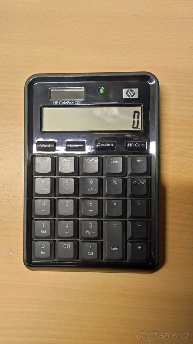 Hp numpad vc kalkulacky se solarnim clankem