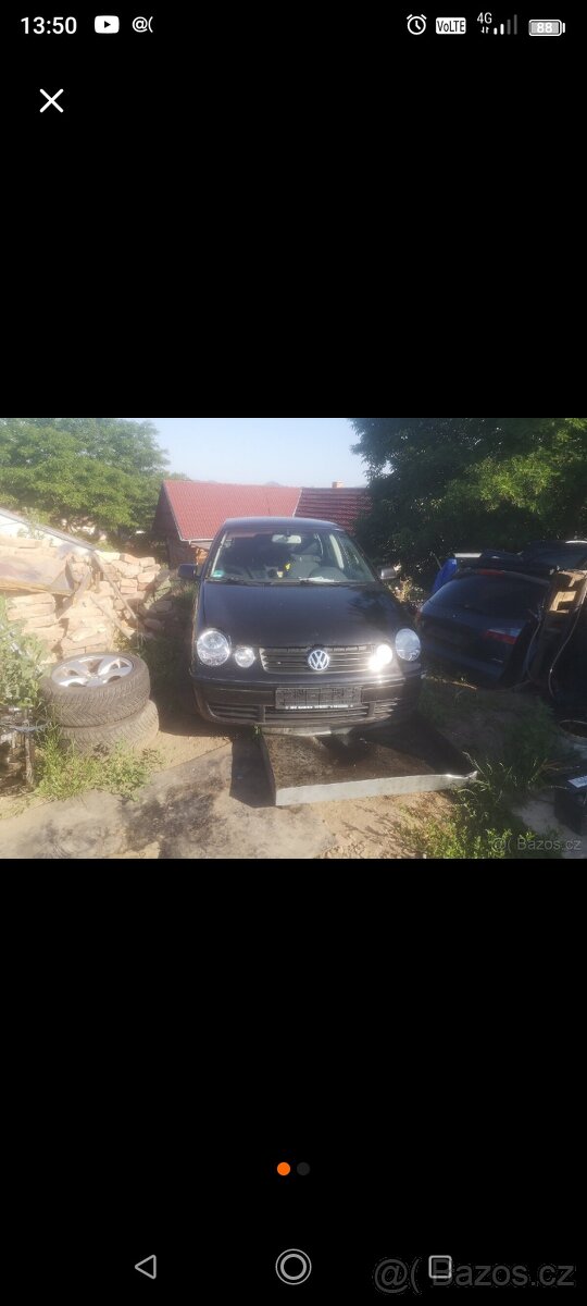 VW Polo díly přední cast