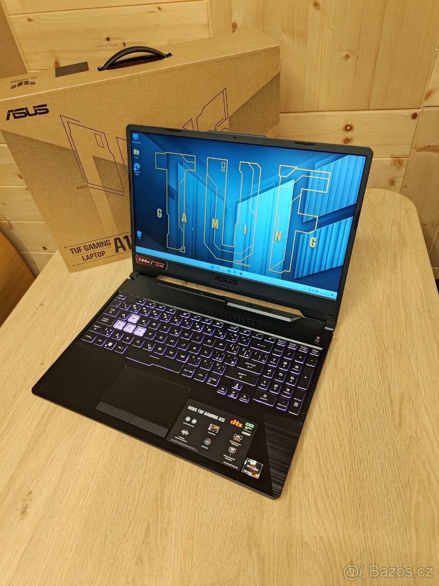 Herní notebook ASUS TUF A15 ,RTX 2050,144Jz,DDR5
