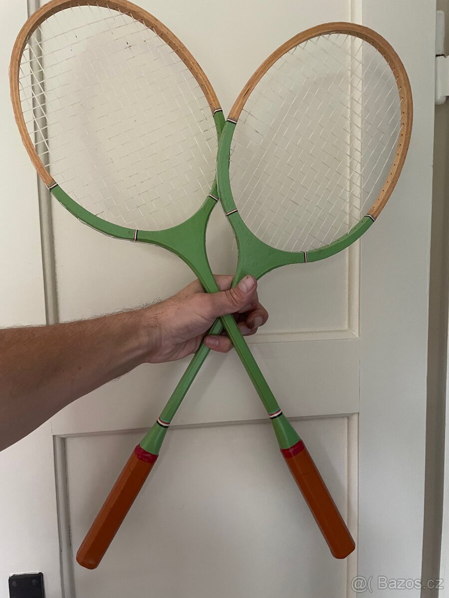 Badmintonové retro rakety
