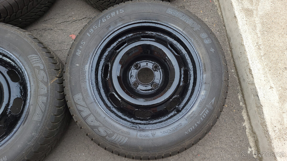 90% zimní kola 15" 4x108 Peugeot 307, Citroen C4