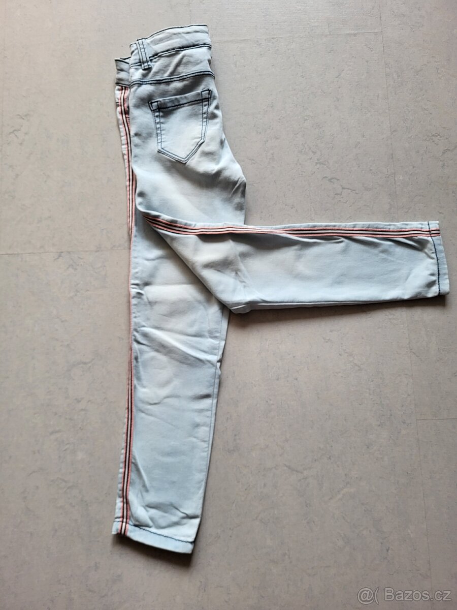 Dívčí džíny velikosti 128 - Skinny fit
