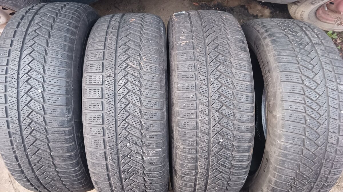 225/55 R17 97H , čtyři zimní pneumatiky Continental TS850P,
