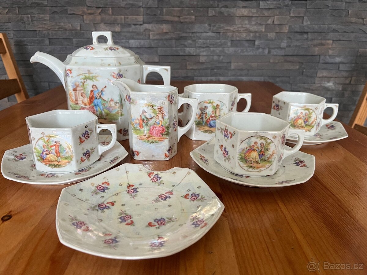Secesní čajový servis