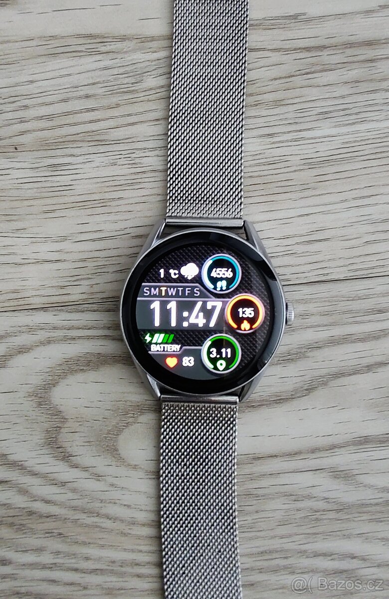 Chytré hodinky Armodd Roundz 5 stříbrné (v záruce)