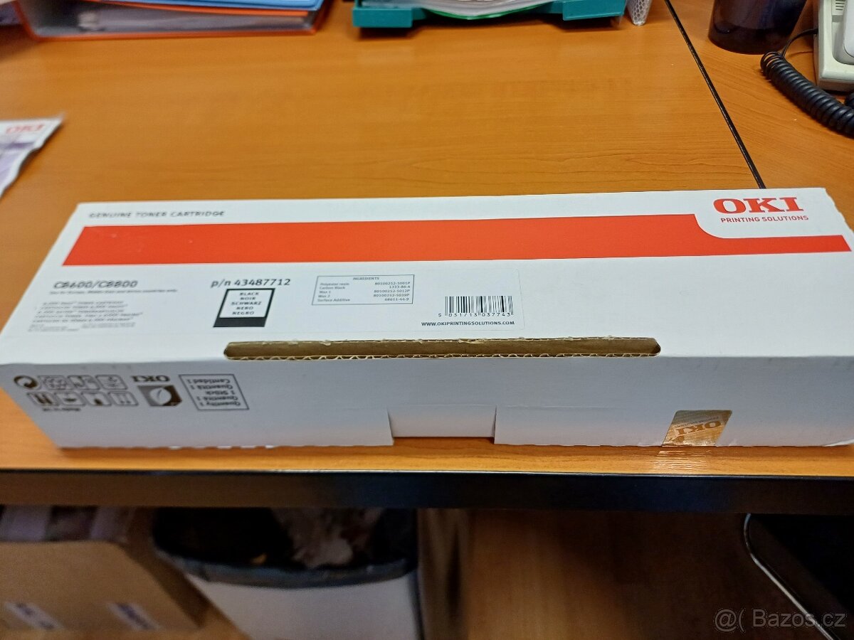Toner OKI 43487712 černý (6 000 stran)