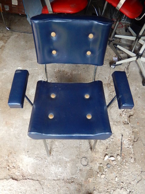 Křesla chromovaná čalouněná 12kusů, Belet OPP Vejprty