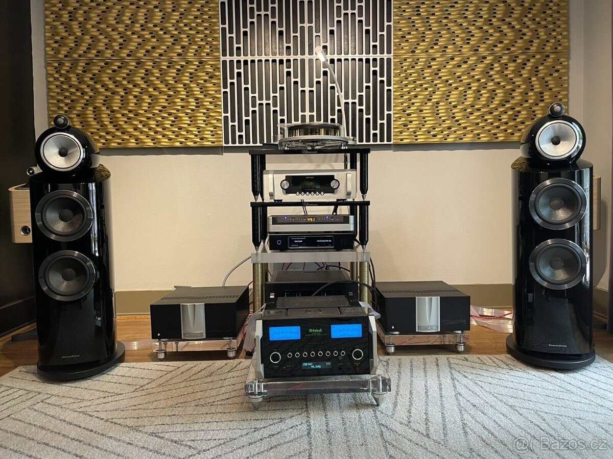 Pár reproduktorů pro klavír B&W 802 D3 Diamond, originální k