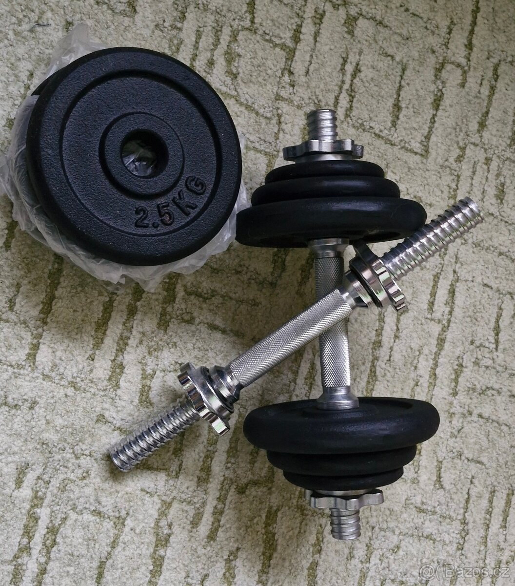 Nakládací činky 2x15 kh