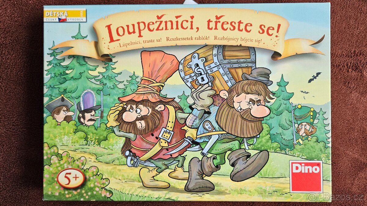Loupežníci, třeste se - desková hra