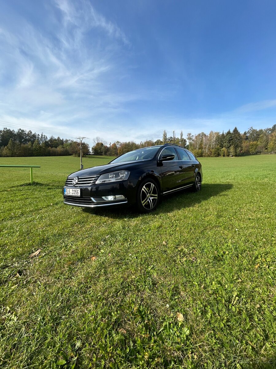 Passat b7 2.0 tdi 130kw Hnědý interiér