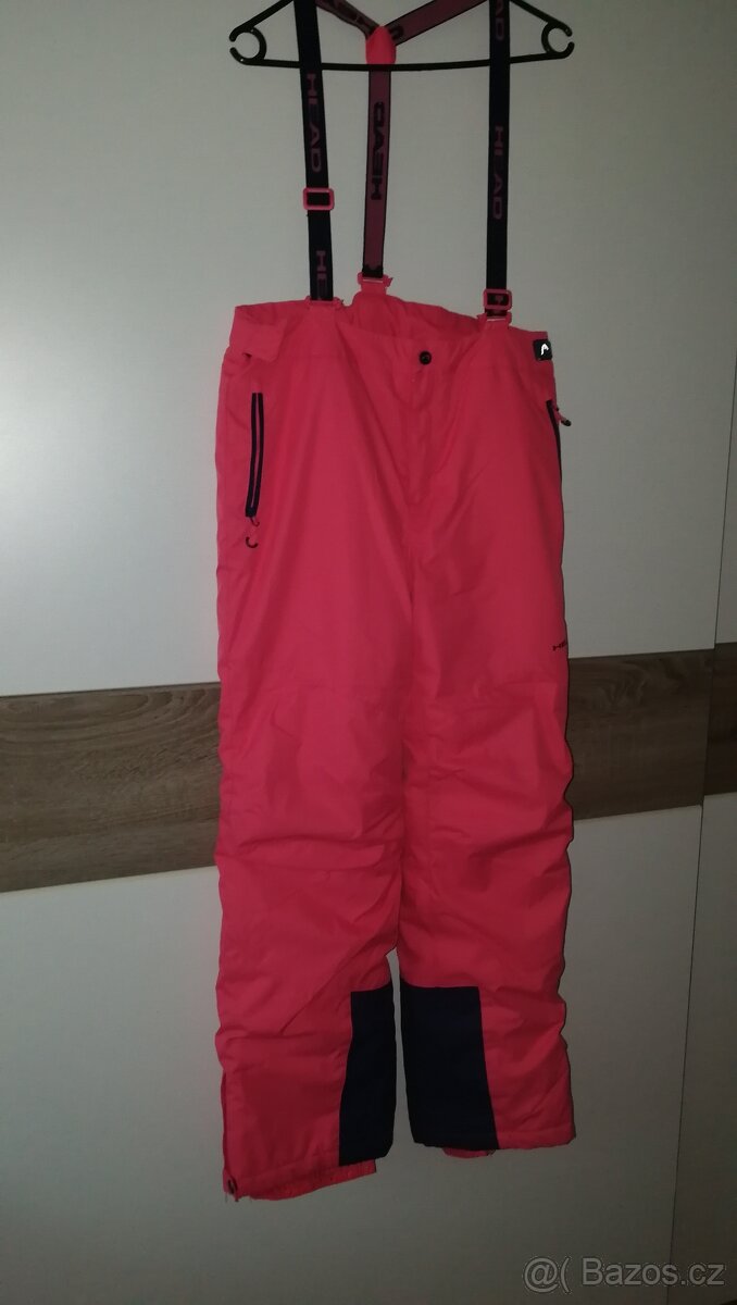 Oteplovačky, lyžařské kalhoty Head.