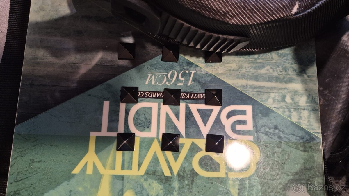 Snowboard 156cm , obal, boty velikost 10