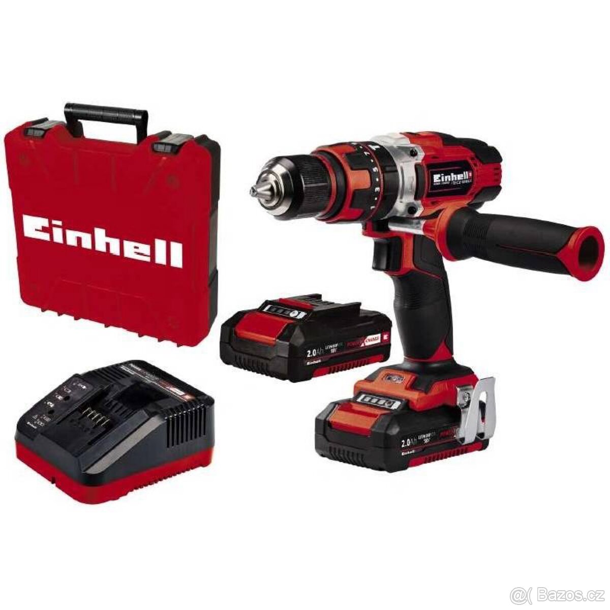 Aku set Einhell 18V – vrtačka + pila + 2xaku + nabíječka