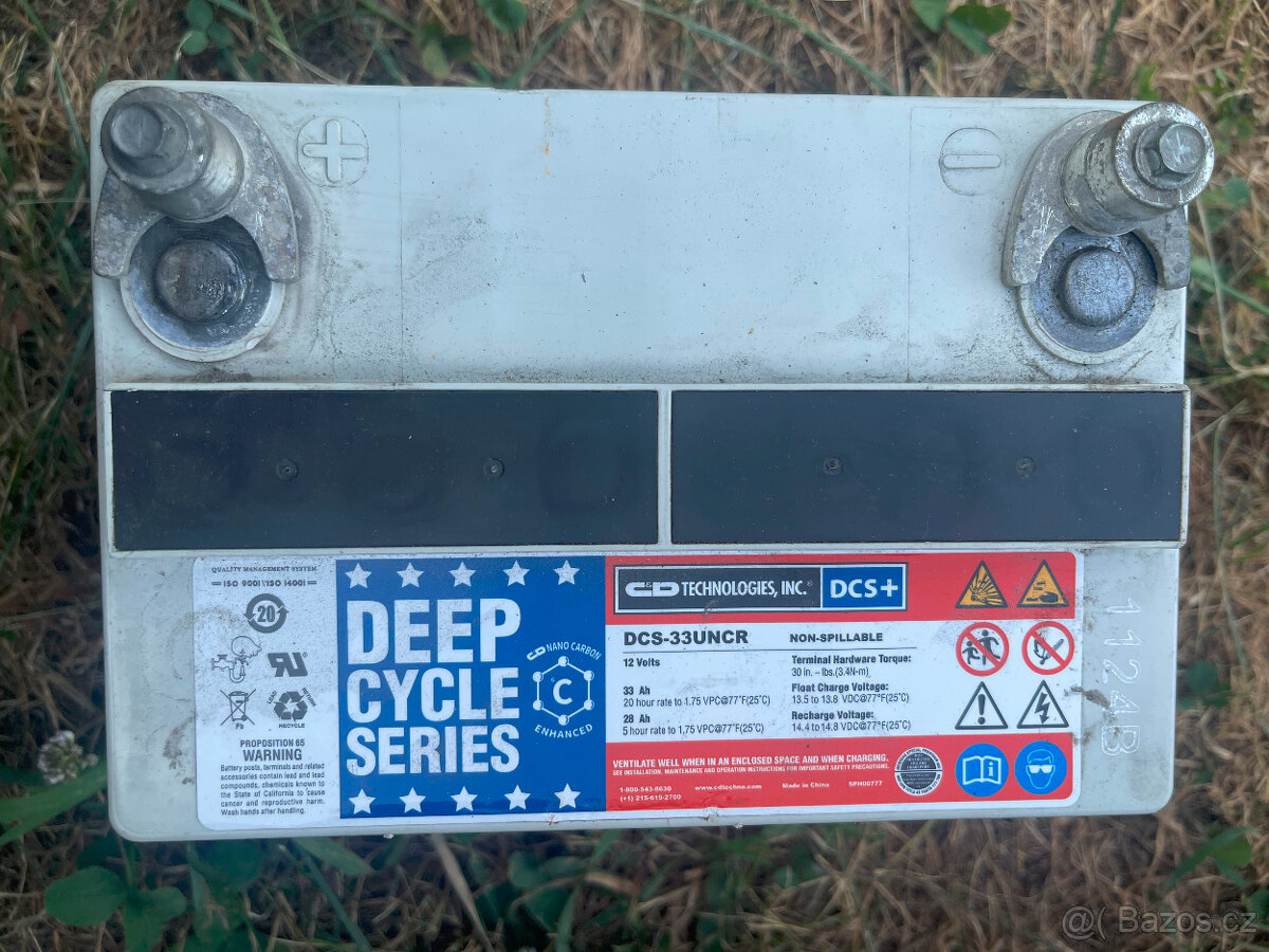 Originální 12V Baterie Deep Cycle pro Tesla Model S 2015