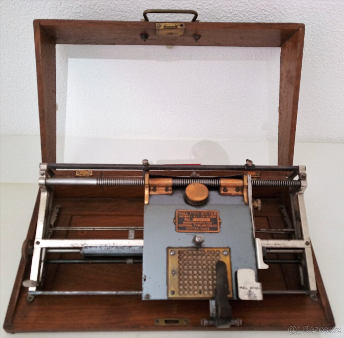 Prodám unikátní psací stroj HALL (Boston model)