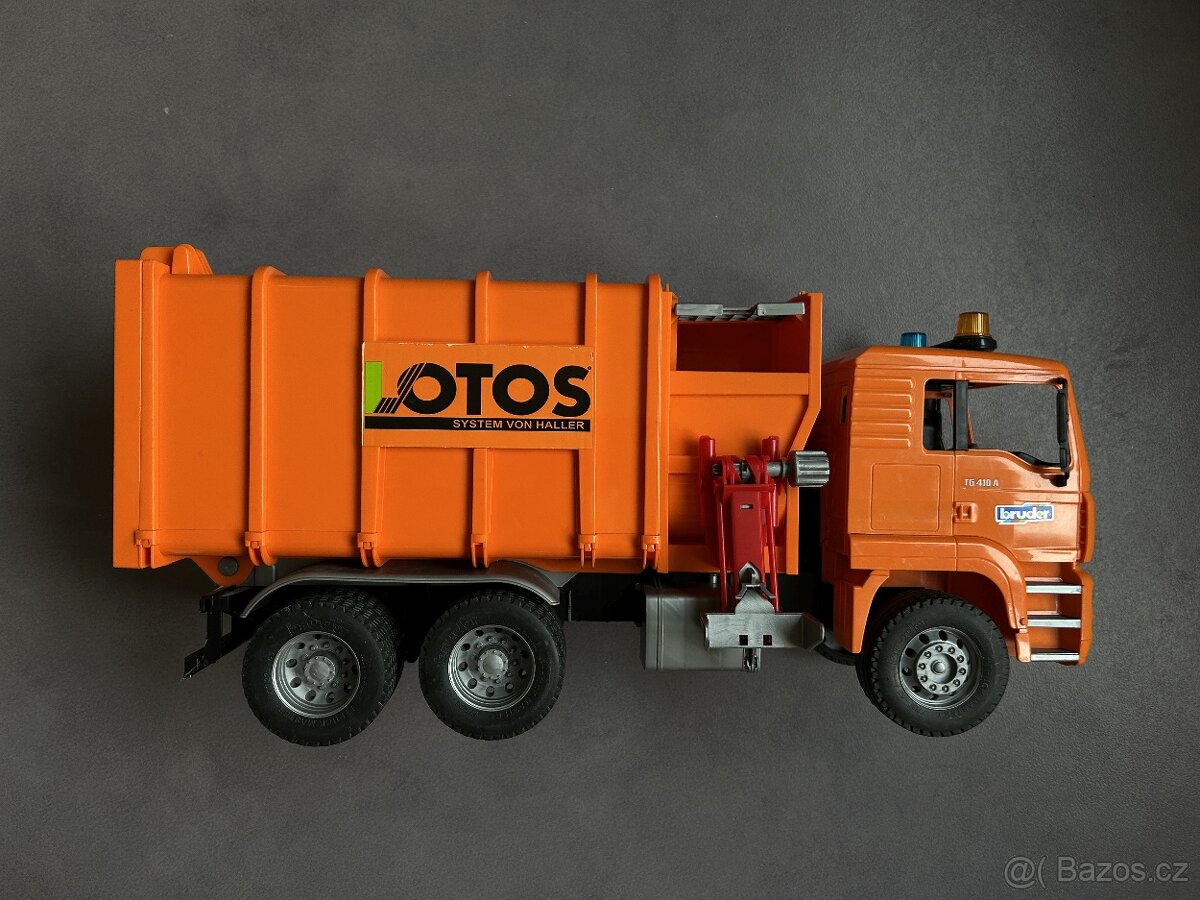 Popelářské auto Bruder Man Lotos System von Haller