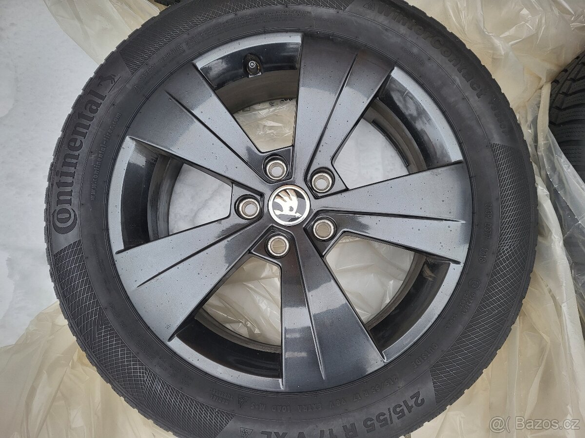 17" Zimní Škoda TRITON Superb III 3V Original Alu 5x112 ET4
