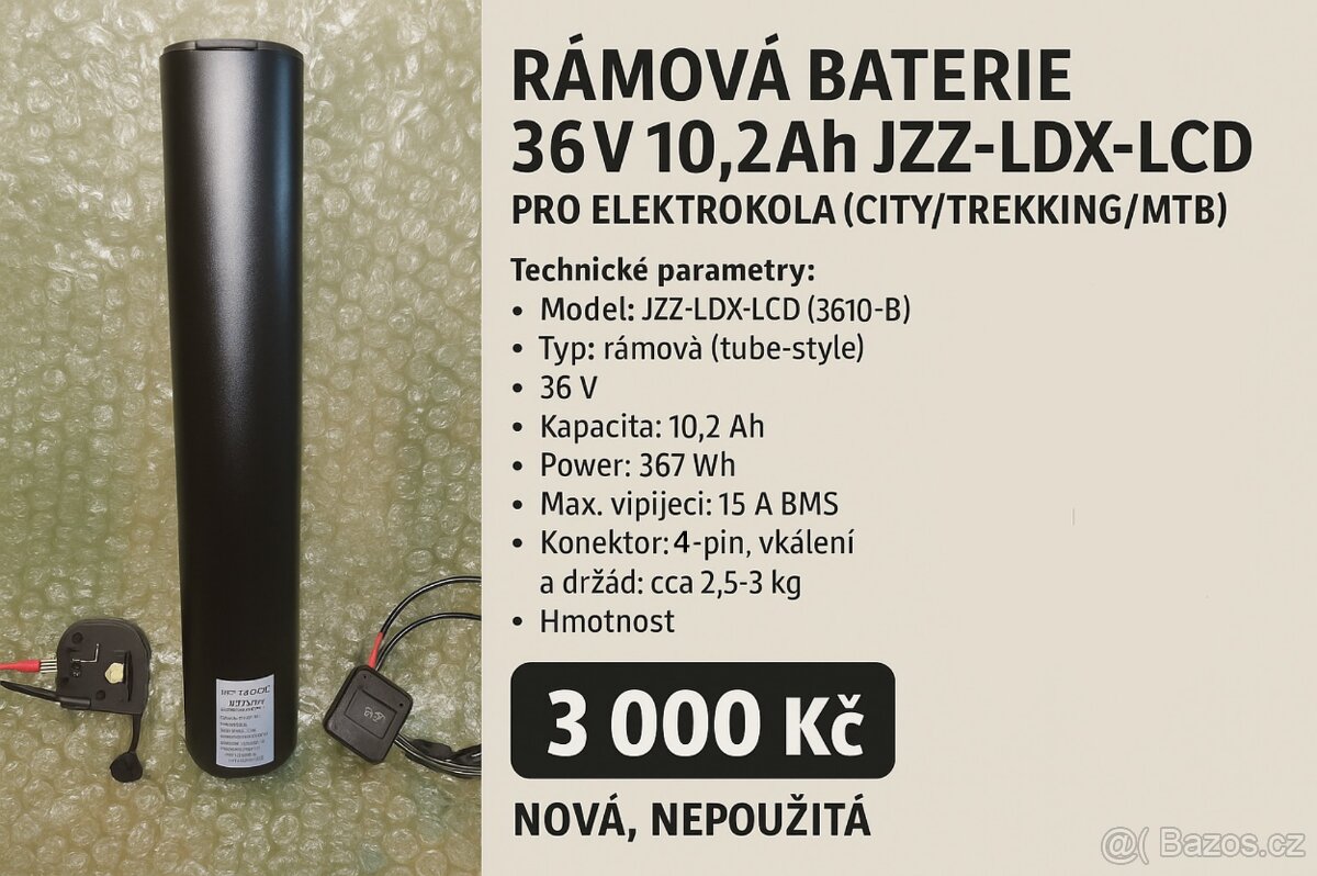 Rámová baterie pro Elektrokolo
