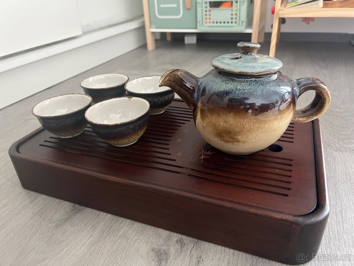 Ruční keramická sada na čaj PP Pottery