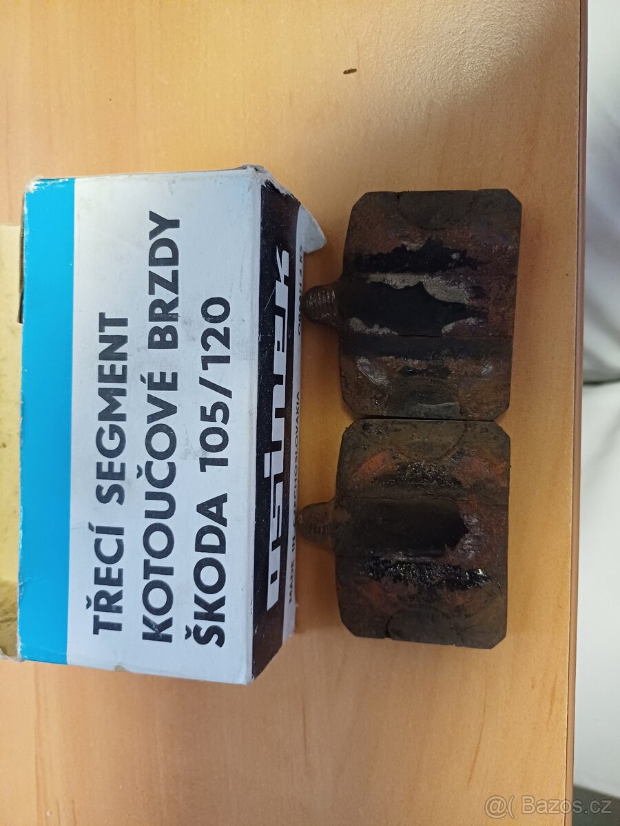 třecí segment kotoučové brzdy Škoda 105/120