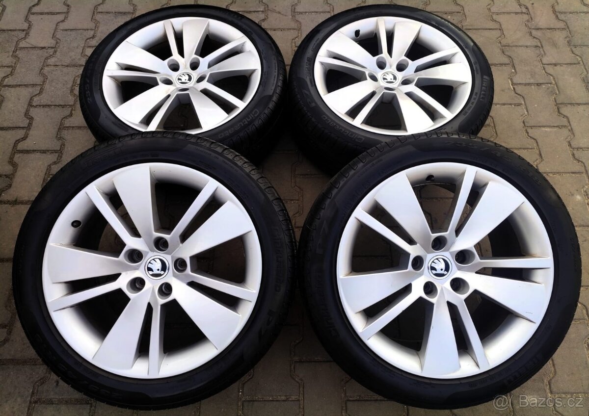 Disky originální Škoda Superb III 5x112 R18 Zenith