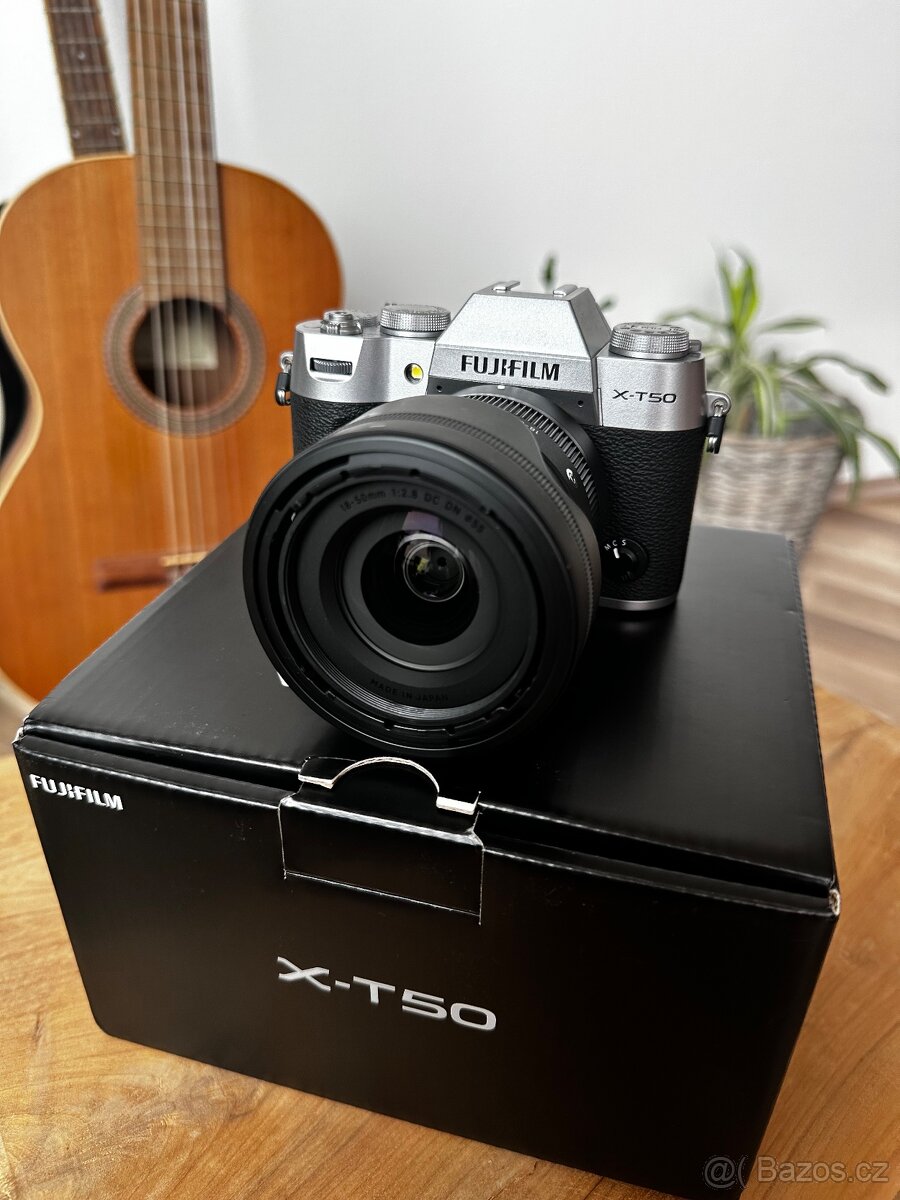 Fujifilm X-T50 + Sigma 18–50mm f/2.8 + K&F Black Mist filtr