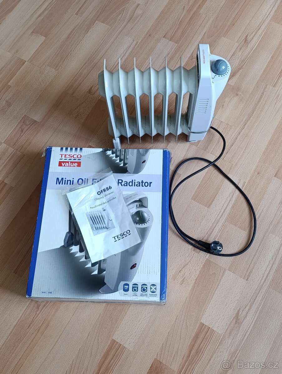 Mini olejový radiátor