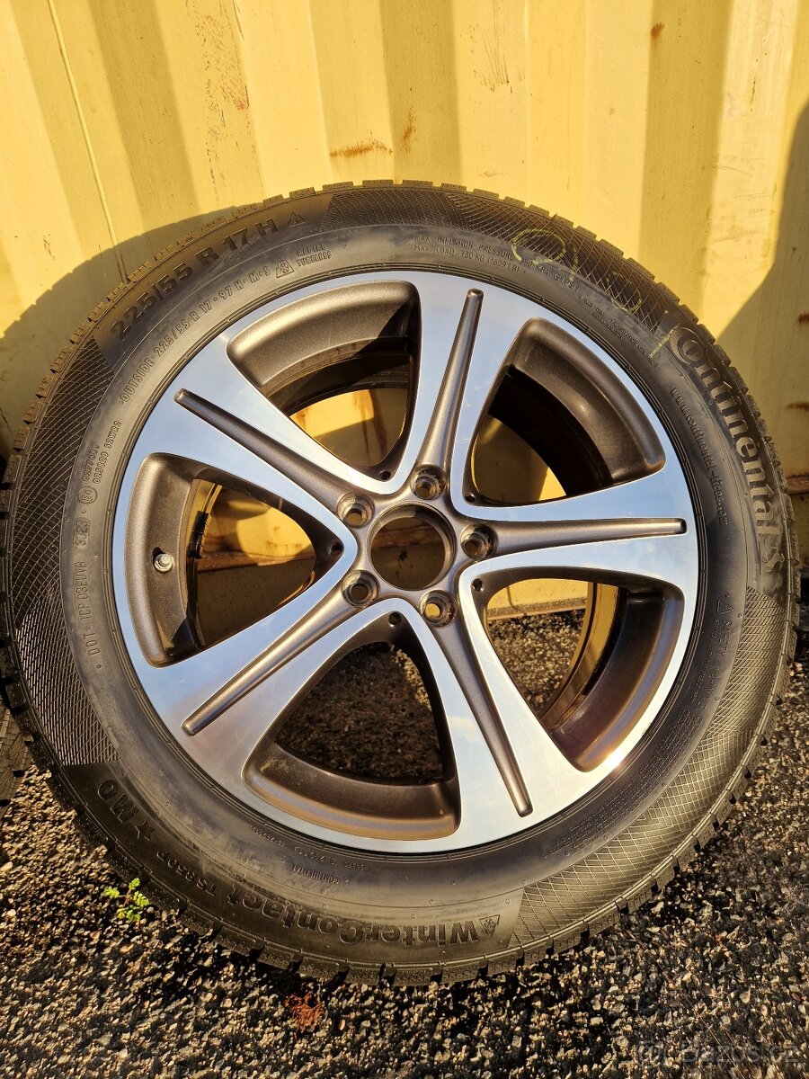 5x112 r17 mercedes e kola disky alu 225 55 17 elektrony mb