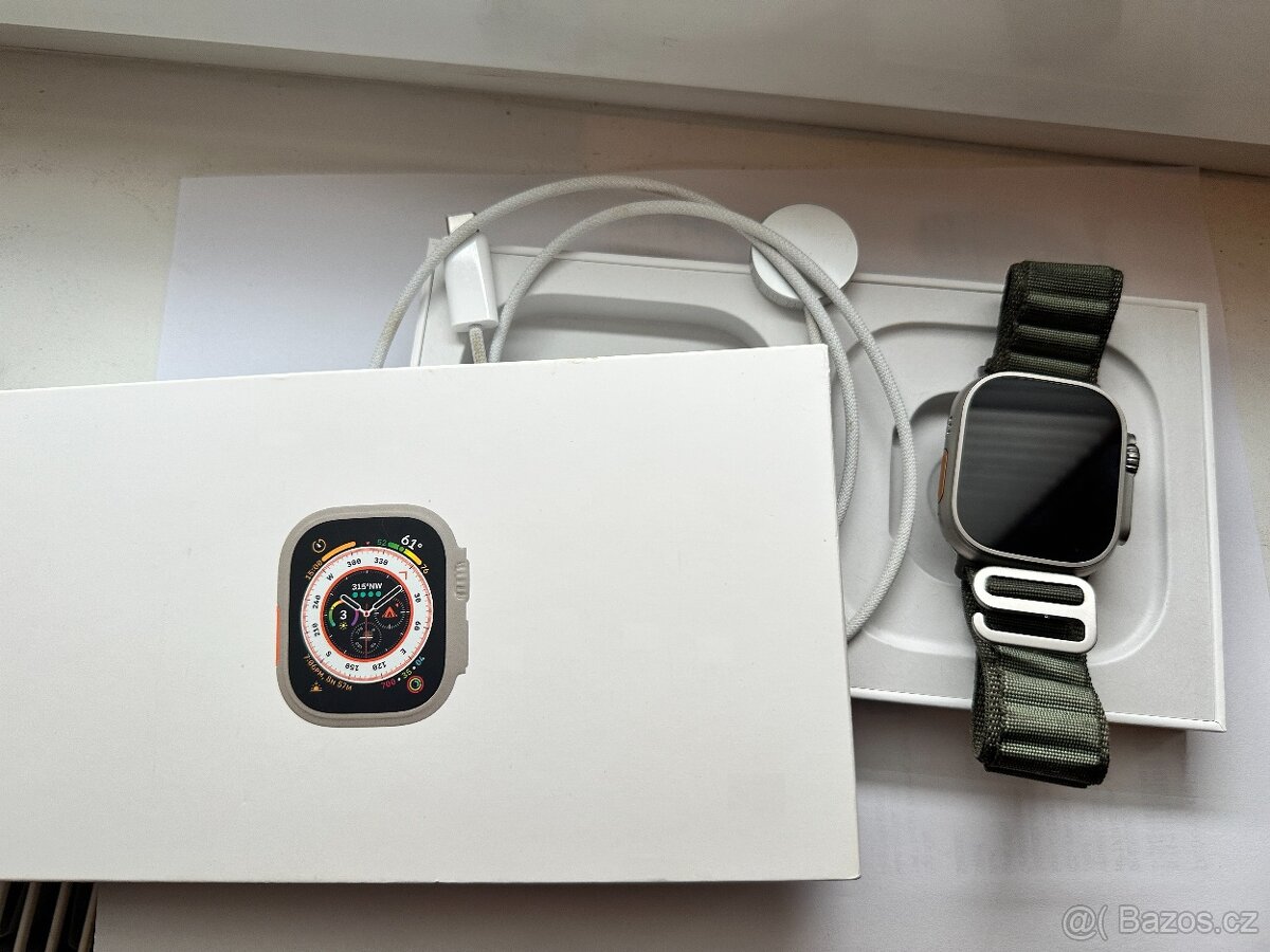 Apple watch ultra 1 -baterie100% / v záruce